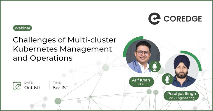 Webinar on Challenges of Multi-cluster Kubernetes Management and Operations